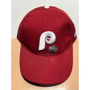 Philadelphia Phillies Team MLB Red Baseball Hat Adjustable P‎ Logo Cap